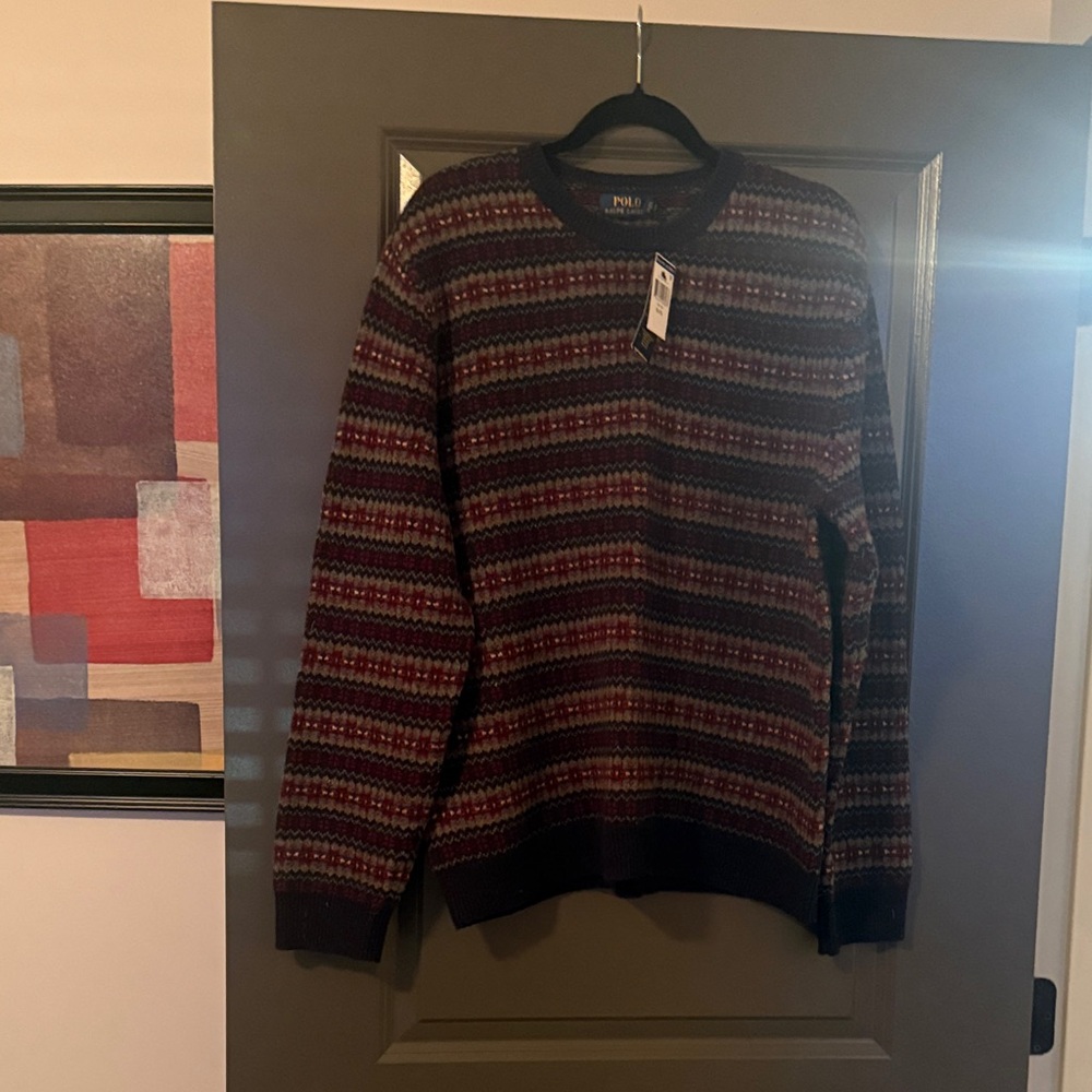 Polo Ralph Lauren Men's Multicolor Crewneck Sweater